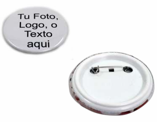 Chapa con Broche mini CHAPA CON BROCHE PERSONALIZADA
