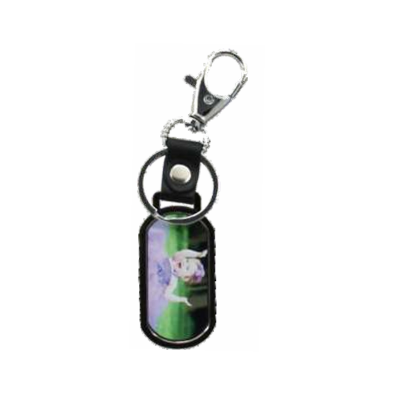 Llavero de cuerina con aluminio Modelo 2