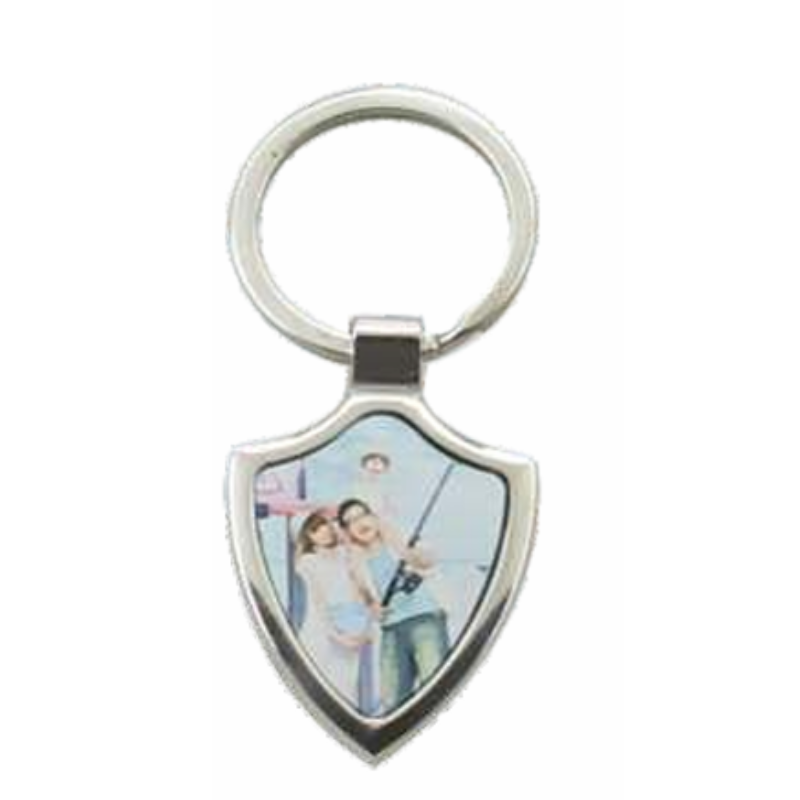 Llavero de cuerina con aluminio Modelo 1
