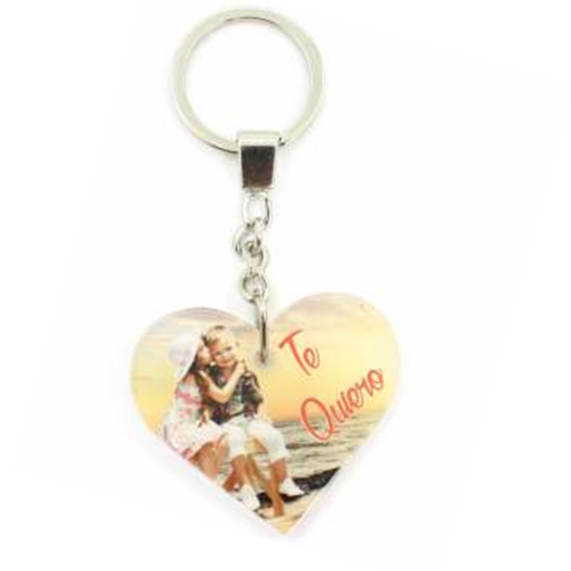 LLAVERO DE METACRILATO CORAZÓN
