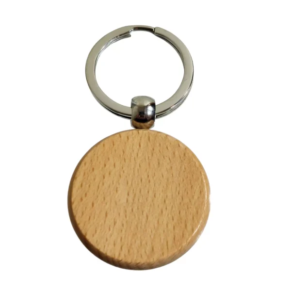 llaveromaderacircl LLAVERO DE MADERA CIRCULAR