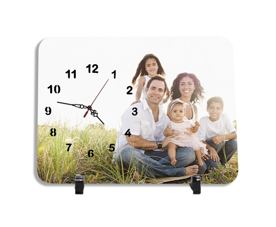 Placa de Madera con Reloj