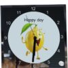 Marco de Fotos de Vidrio con Reloj