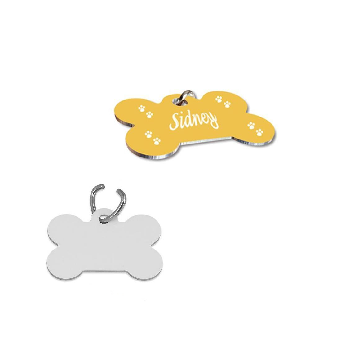 Placas de Mascota Personalizable de Aluminio