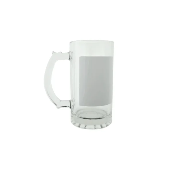 Jarra de cerveza transparente