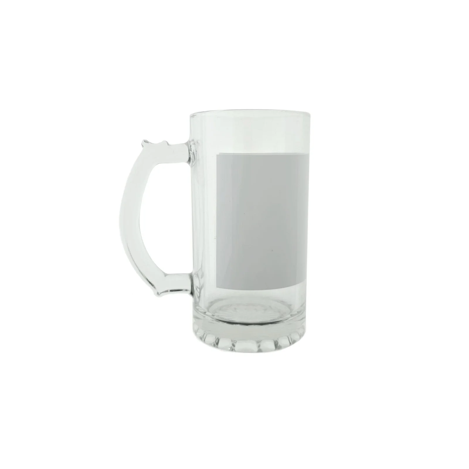 Jarra de cerveza transparente