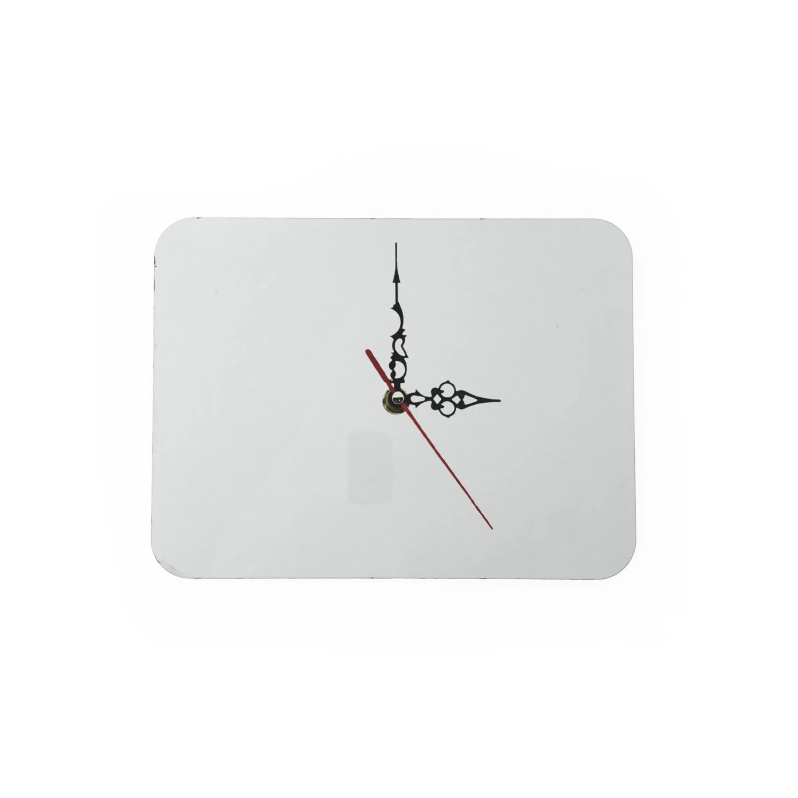 Reloj de madera rectangular
