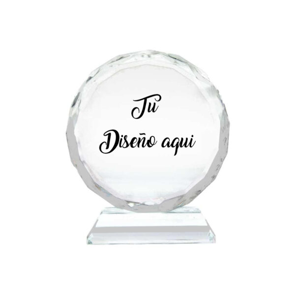 Portarretrato de Cristal Redondo