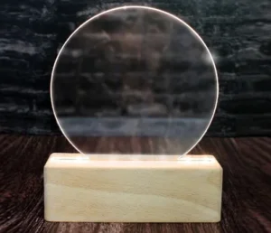 Lámpara Metacrilato Forma Circulo