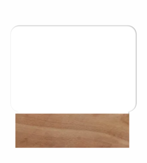 Lámpara Metacrilato Forma Rectangular
