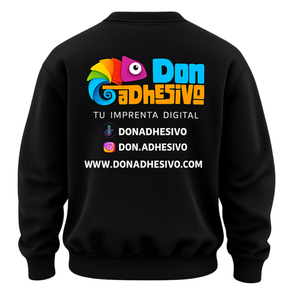 Sudadera con Logo Personalizable Sin Capucha – Doble Cara