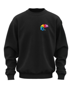 Sudadera con Logo Personalizable Sin Capucha - Una Cara