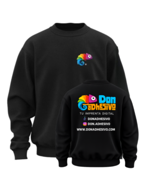 Sudadera con Logo Personalizable Sin Capucha – Doble Cara